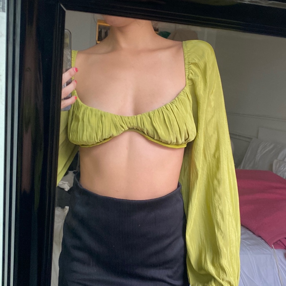 Shop Luna B Green Crop